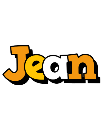 Jean cartoon logo