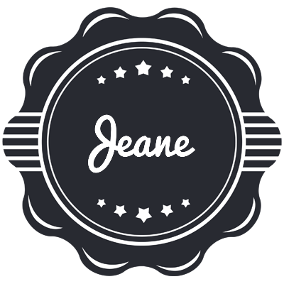 Jeane badge logo