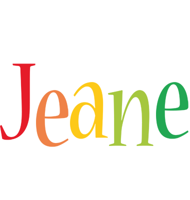 Jeane birthday logo