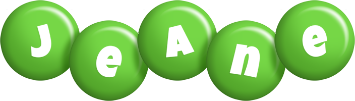 Jeane candy-green logo