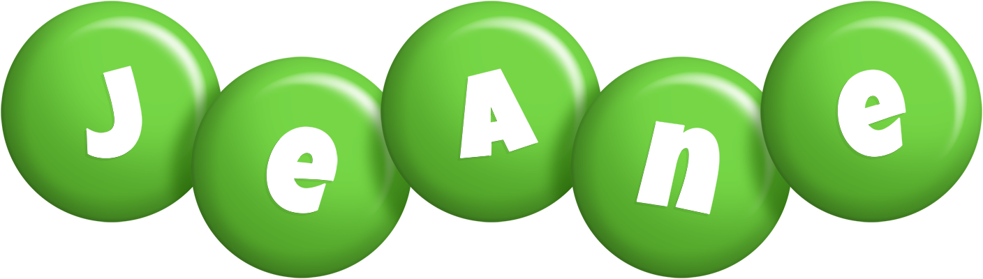 Jeane candy-green logo