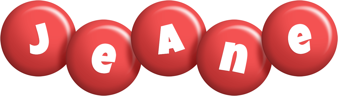 Jeane candy-red logo