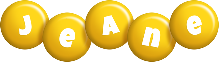 Jeane candy-yellow logo