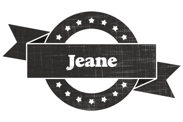 Jeane grunge logo