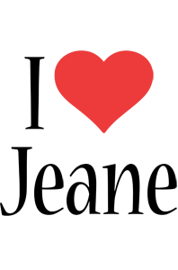 Jeane i-love logo