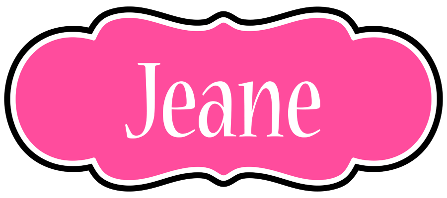 Jeane invitation logo