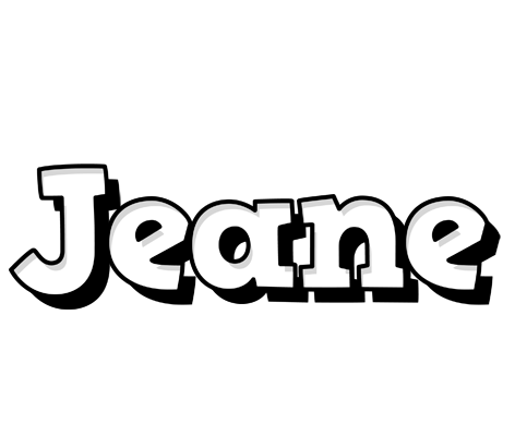 Jeane snowing logo
