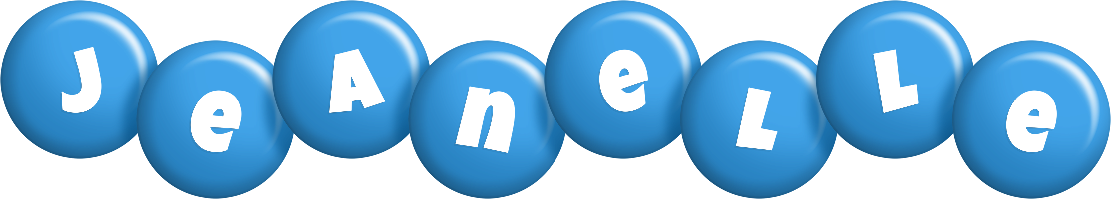 Jeanelle candy-blue logo