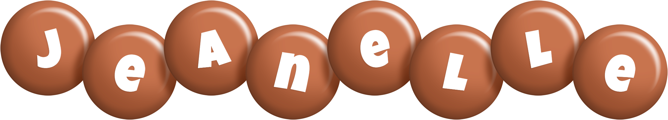 Jeanelle candy-brown logo
