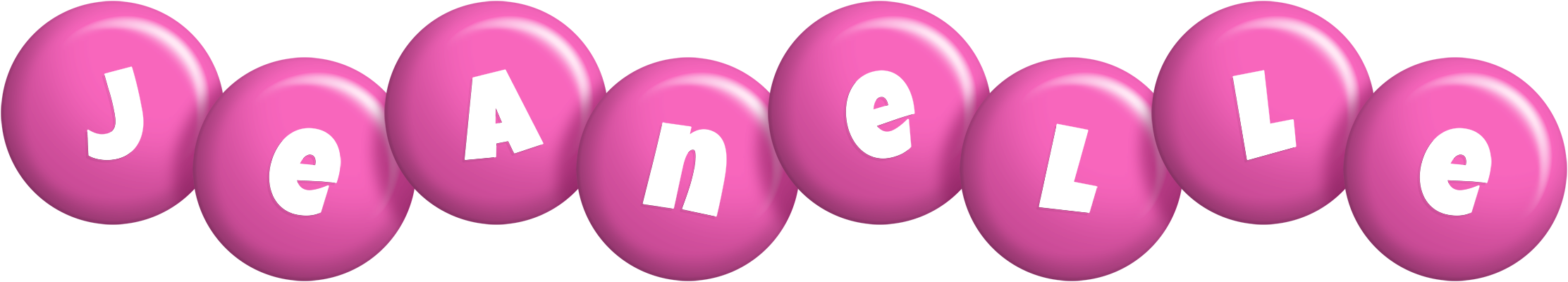 Jeanelle candy-pink logo