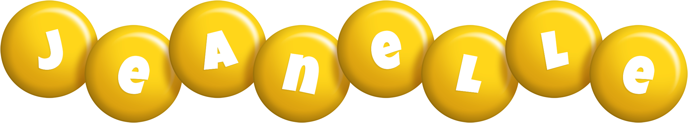 Jeanelle candy-yellow logo