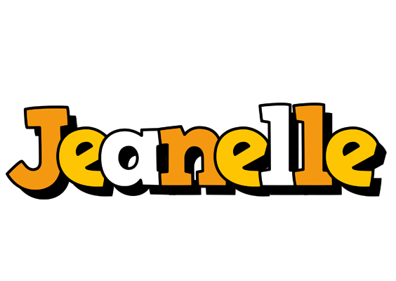 Jeanelle cartoon logo