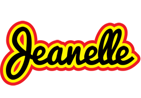 Jeanelle flaming logo