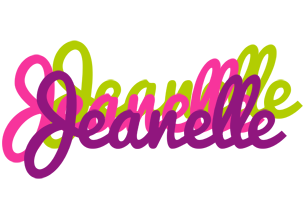 Jeanelle flowers logo