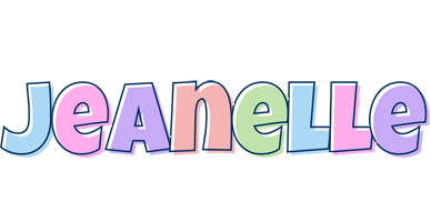 Jeanelle pastel logo