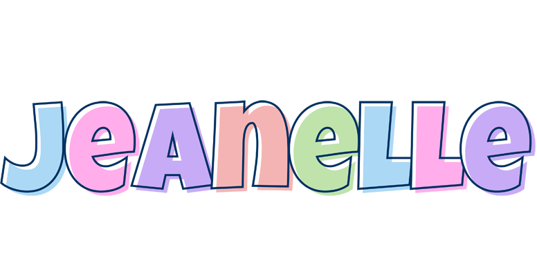 Jeanelle pastel logo