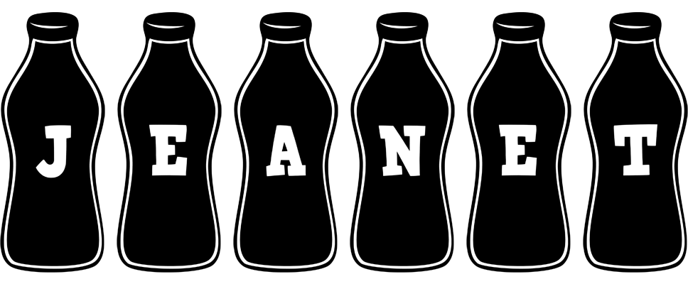Jeanet bottle logo