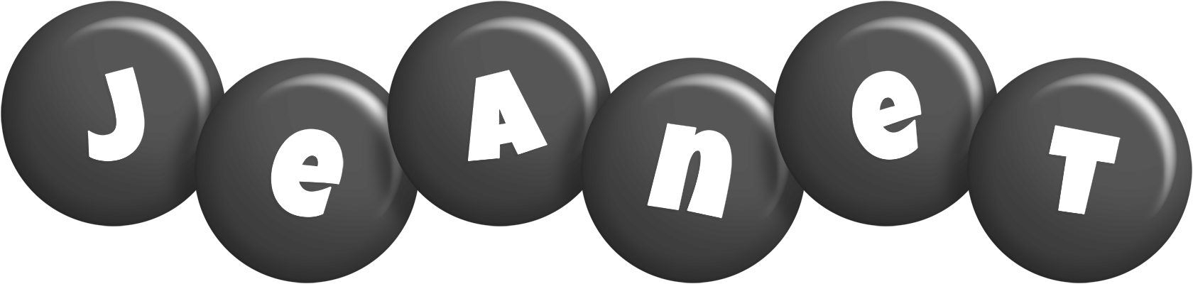 Jeanet candy-black logo