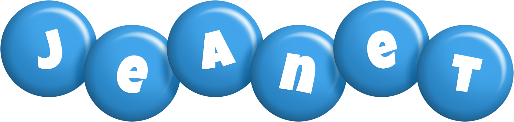 Jeanet candy-blue logo