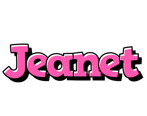 Jeanet girlish logo