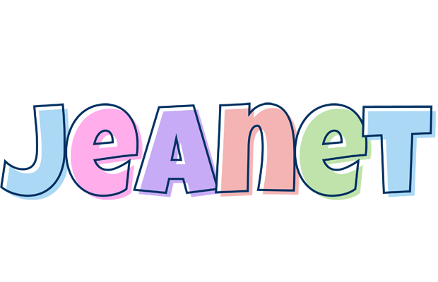 Jeanet pastel logo