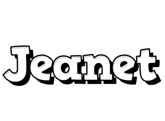Jeanet snowing logo