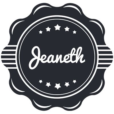 Jeaneth badge logo