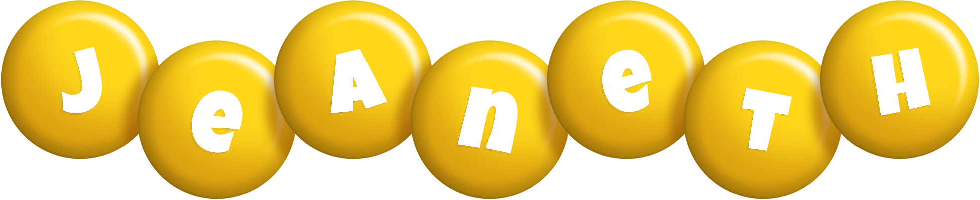 Jeaneth candy-yellow logo