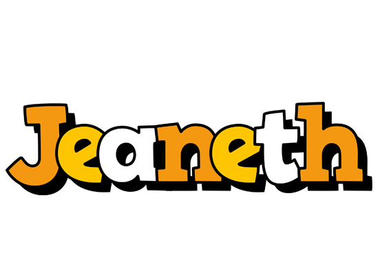 Jeaneth cartoon logo