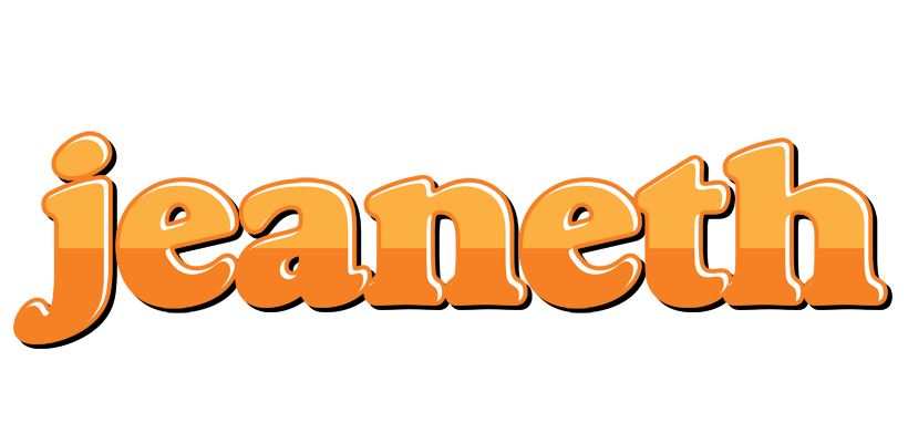 Jeaneth orange logo