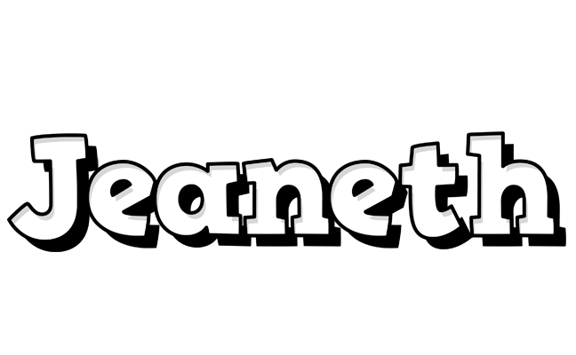 Jeaneth snowing logo