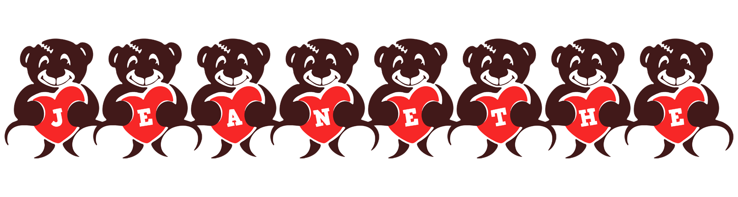 Jeanethe bear logo