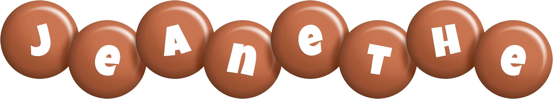Jeanethe candy-brown logo