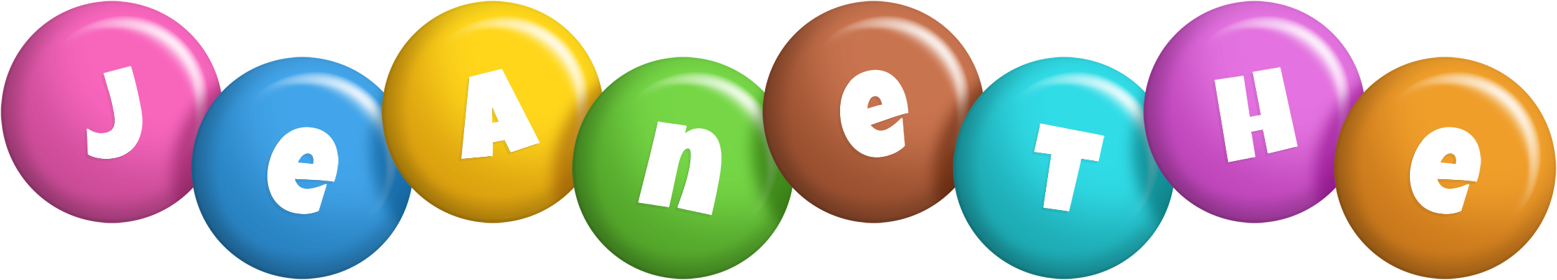 Jeanethe candy logo