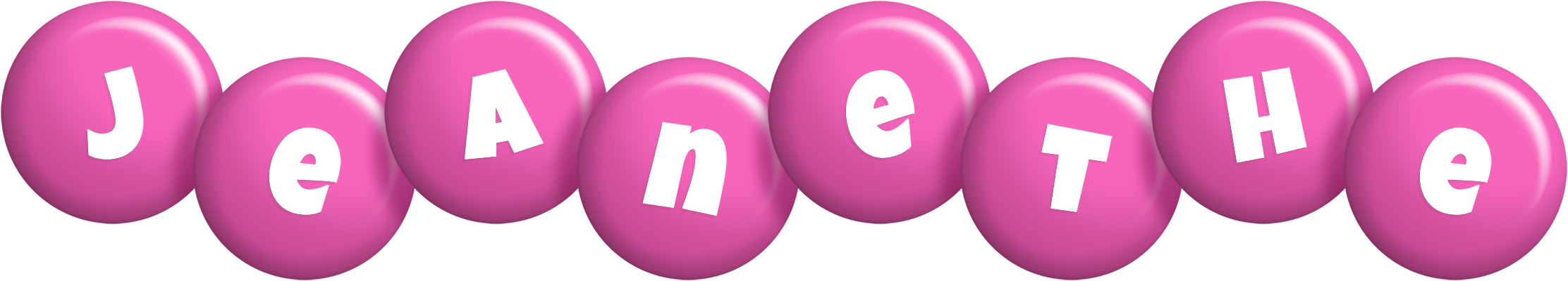Jeanethe candy-pink logo
