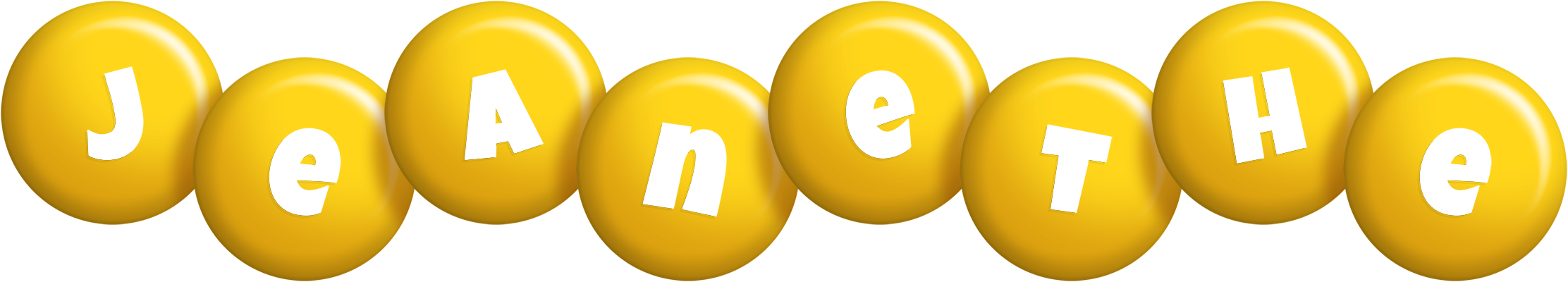 Jeanethe candy-yellow logo
