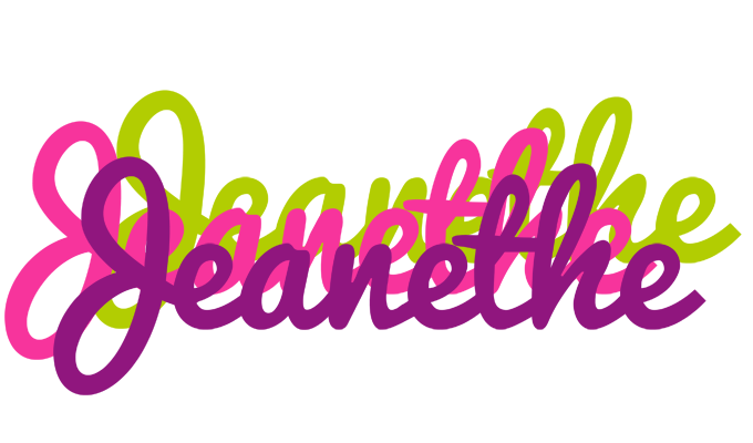 Jeanethe flowers logo
