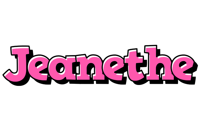 Jeanethe girlish logo