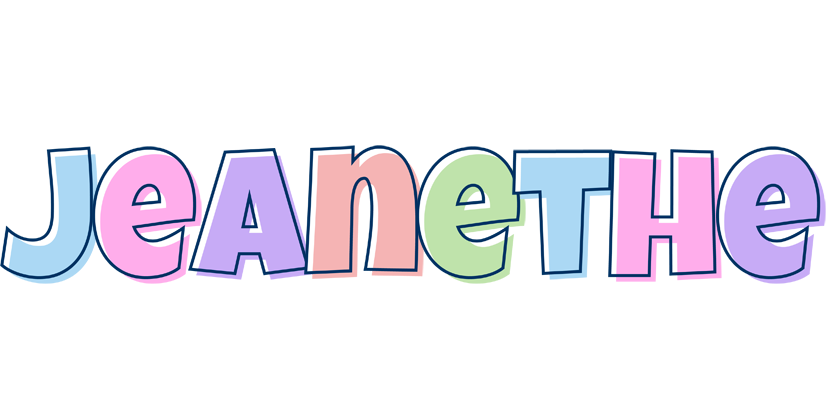 Jeanethe pastel logo