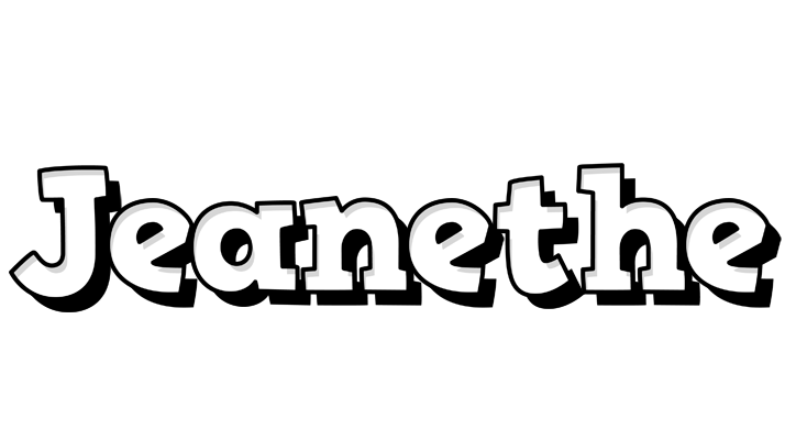 Jeanethe snowing logo