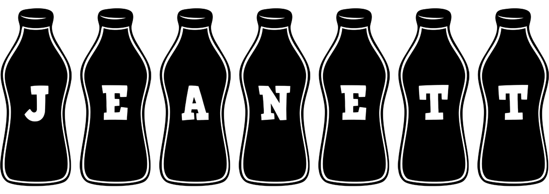 Jeanett bottle logo