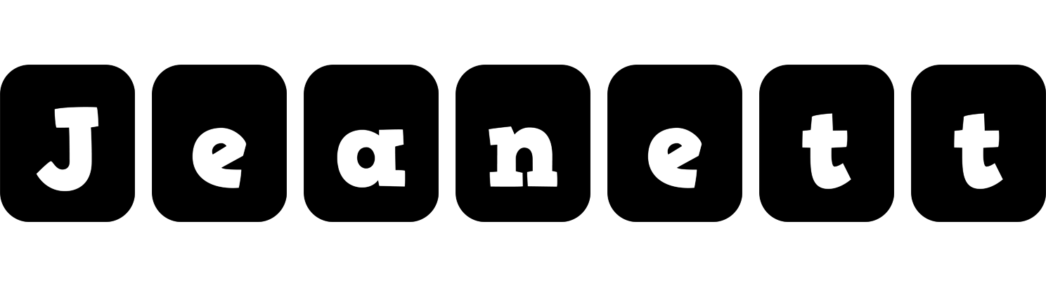 Jeanett box logo