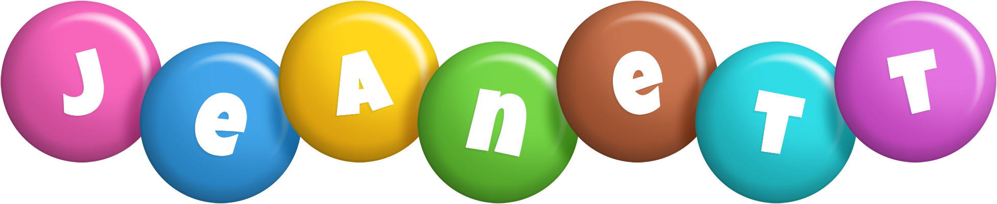 Jeanett candy logo
