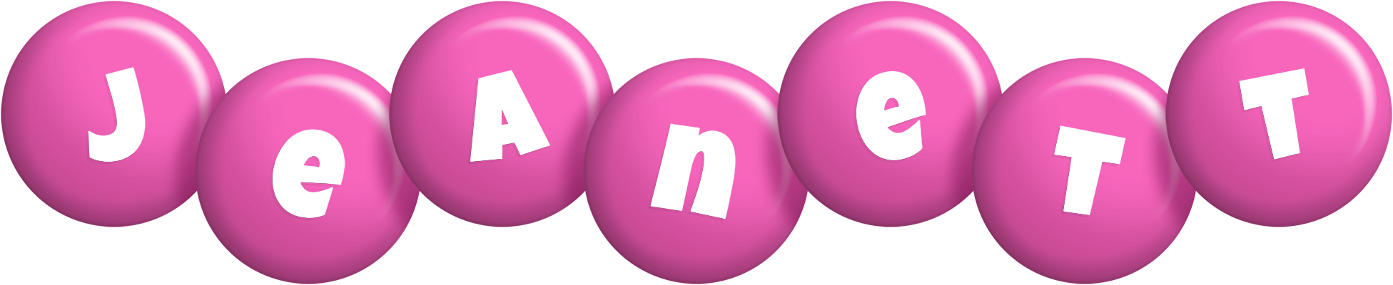 Jeanett candy-pink logo