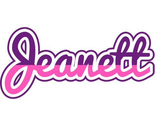 Jeanett cheerful logo