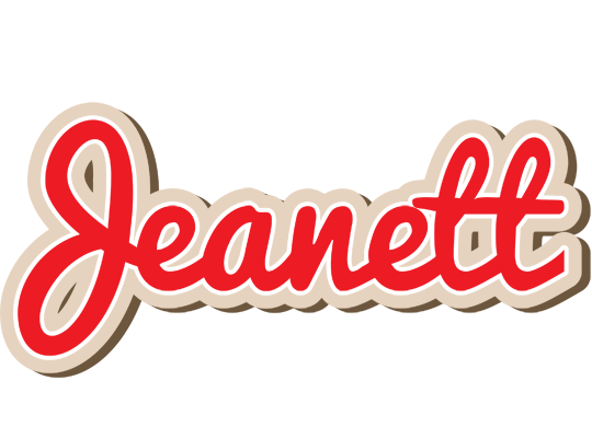 Jeanett chocolate logo