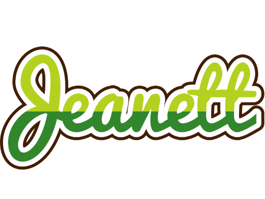 Jeanett golfing logo