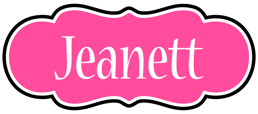 Jeanett invitation logo