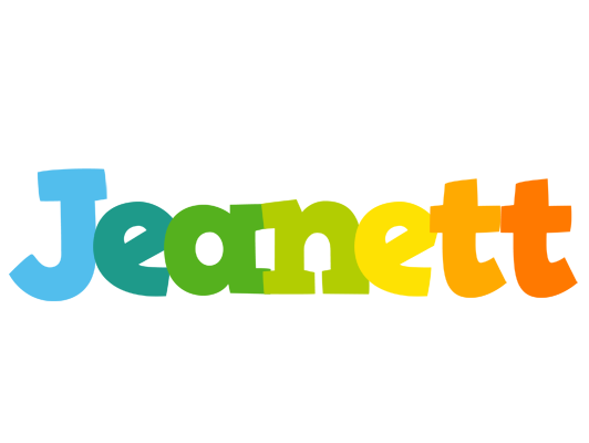 Jeanett rainbows logo