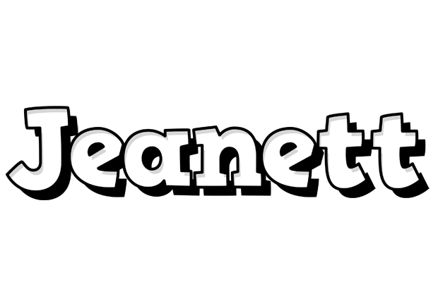 Jeanett snowing logo